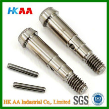 Custom Stainless Steel Nuts and Bolts, Titanium Knurl Tip Front Axle